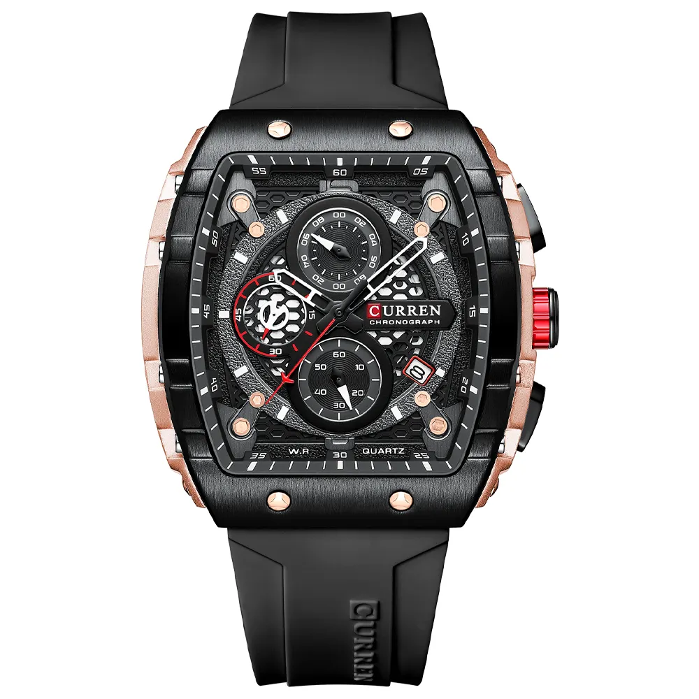 Curren 8442 negro frente