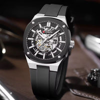 Reloj Curren 8485 plata negro