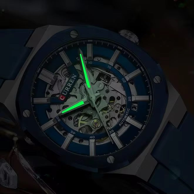 Reloj Curren 8485 detalle luminiscente