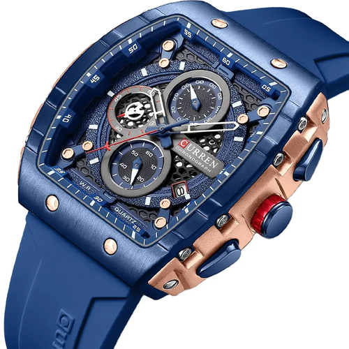 Reloj Curren 8442 azul estudio