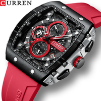 Curren 8442 rojo estudio