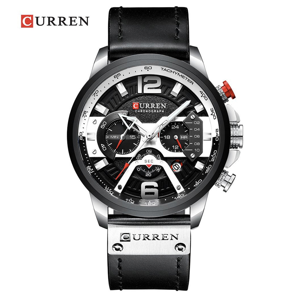 Curren 8329 negro detalle