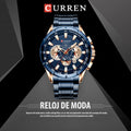Curren 8363 detalle de caja y pulso