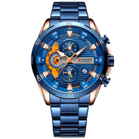 Curren 8402 azul detalle