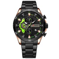 Curren 8402 negro detalle