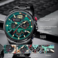 Curren 8395 negro-verde