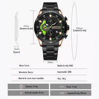 Curren 8402 negro